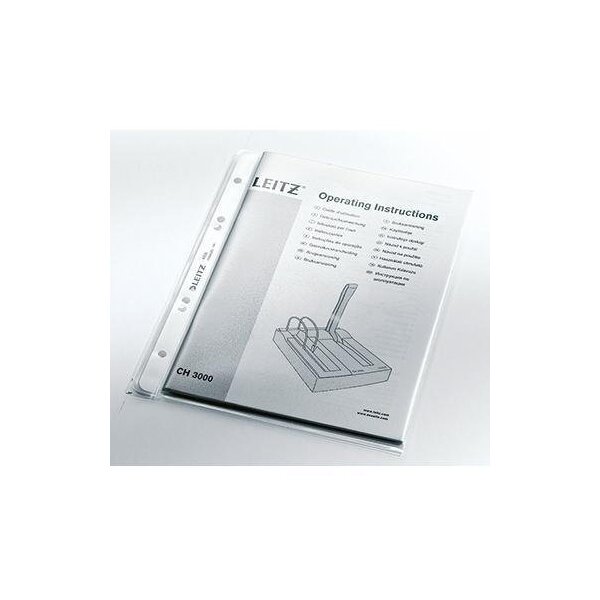 Leitz Prospekthülle Leitz Premium DIN A5 0,13mm oben offen Polypropylen farblos 100 St./Pack.