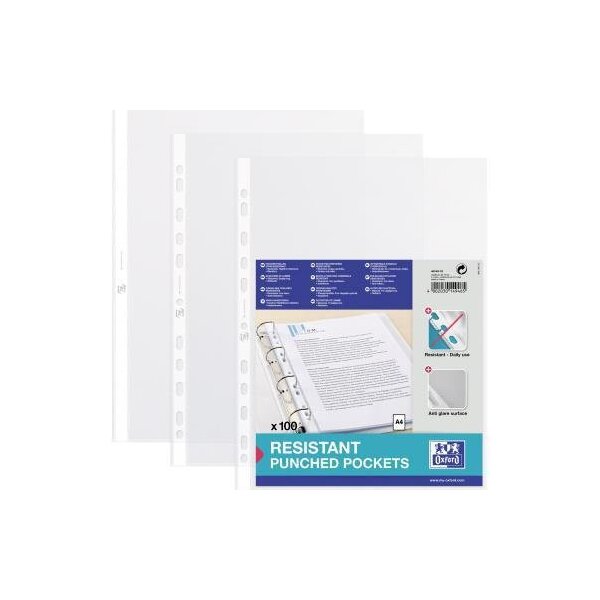 Oxford Prospekthülle Oxford DIN A4 0,08mm oben offen Polypropylen transparent