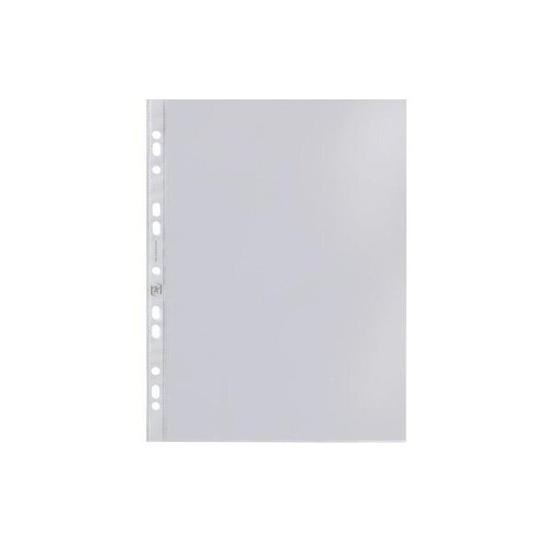 Oxford Prospekthülle Oxford Economy DIN A4 0,06mm oben offen Polypropylen transparent