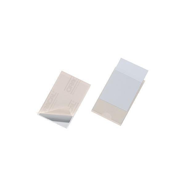 Durable Selbstklebetasche DURABLE POCKETFIX® 9,3 x 6,2 cm (B x H) Kunststoff transparent 100 St./Pack.