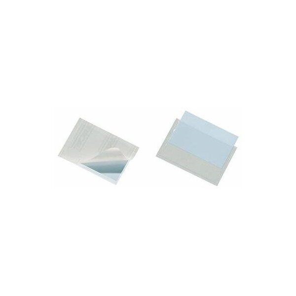 Durable Selbstklebetasche DURABLE POCKETFIX® 9,4 x 6,1 cm (B x H) Weichfolie transparent 10 St./Pack.