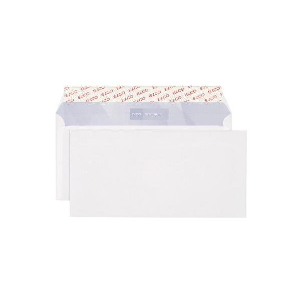 Elco Briefumschlag ELCO Office DIN lang+ 229 x 114 mm (B x H) ohne Fenster 80g/m² mit Haftklebung Papier hochweiß 25 St./Pack.