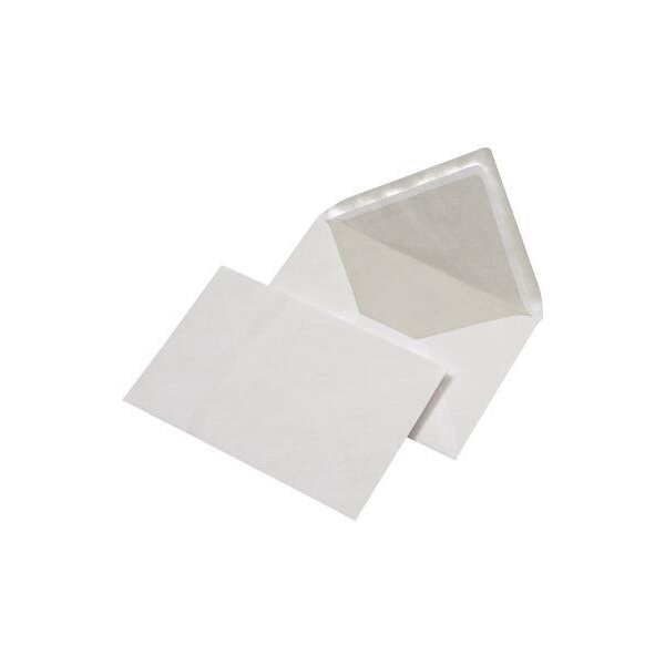Mailmedia Briefumschlag MAILmedia DIN C6 162 x 114 mm (B x H) ohne Fenster 80g/m² mit gummierter Klappe Offsetpapier weiß 500 St./Pack.