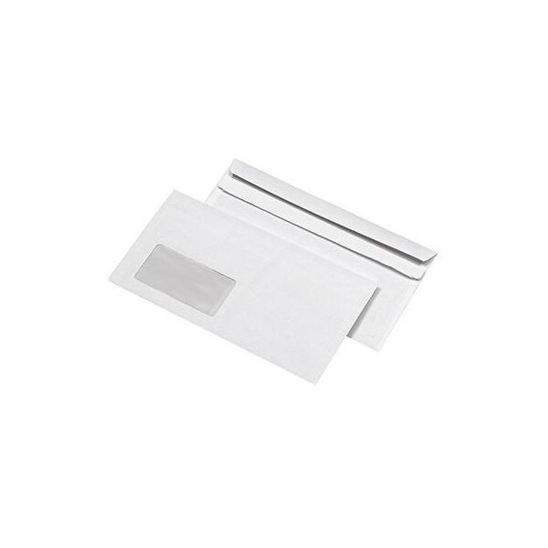 Mailmedia Briefumschlag MAILmedia Kompakt 229 x 125 mm (B x H) mit Fenster 75g/m² mit Selbstklebung Papier weiß