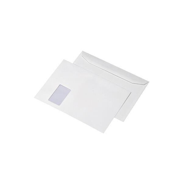 Kuvermatic Kuvertierhülle KUVERMATIC® DIN C4 mit Fenster 100g/m² Offsetpapier weiß 500 St./Pack.