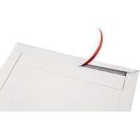 Colompac Versandtasche ColomPac® Rigid 285 x 370 x -30 mm (B x H x T) ohne Fenster mit Selbstklebung Vollpappe ohne Fadenverstärkung weiß