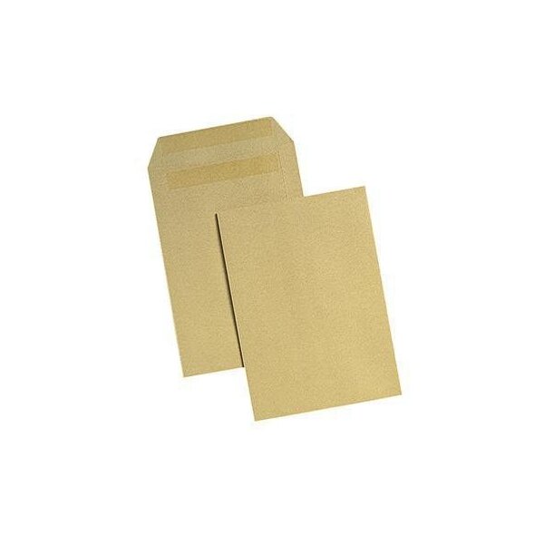 Mailmedia Versandtasche MAILmedia DIN B4 250 x 353 mm (B x H) ohne Fenster 110g/m² mit Selbstklebung Natronpapier ohne Fadenverstärkung braun 10 St./Pack.