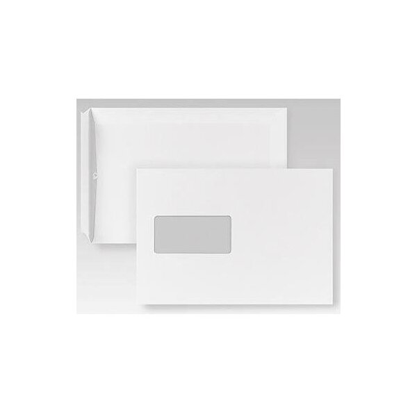 Posthorn Versandtasche POSTHORN DIN C5 162 x 229 mm (B x H) mit Fenster 90g/m² mit Haftklebung Papier ohne Fadenverstärkung weiß 25 St./Pack.