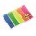 Post-it Haftstreifen Post-it® Index 43,2 x 11,9 mm (B x H) blau grün gelb orange pink 20 Bl./Block 5 Block/Pack.