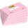 Post-it Haftnotiz Post-it® Notes 127 x 76 mm (B x H) flamingopink 100 Bl./Block 6 Block/Pack.