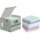 Post-it Haftnotiz Post-it® Recycling Notes Tower Pastell Rainbow 76 x 76 mm (B x H) je 2 x mint hellblau je 1 x rosa flamingopink 100 Bl./Block 6 Block/Pack. 6 Block/Pack.