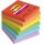 Post-it Haftnotiz Post-it® Super Sticky Notes Playful Collection 76 x 76 mm (B x H) je 1 x ultrarot vitalorange ultragelb limonengrün paradiseblau flieder 90 Bl./Block 6 Block/Pack.