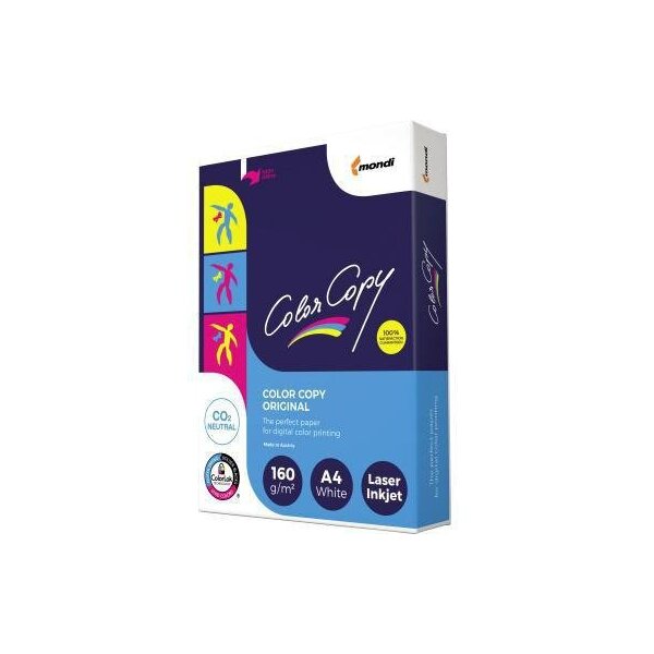 Color copy Kopierpapier Color Copy DIN A4 160g/m² elementar chlorfrei gebleicht holzfrei weiß 250 Bl./Pack.
