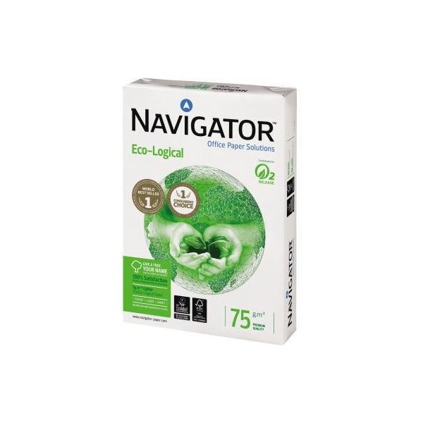 Navigator Multifunktionspapier Navigator Eco-Logical DIN A4 75g/m² hochweiß 500 Bl./Pack.