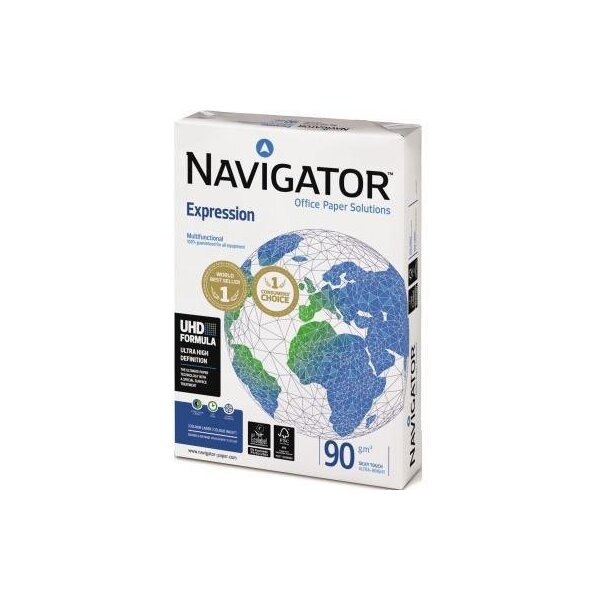 Navigator Multifunktionspapier Navigator Expression DIN A4 90g/m² hochweiß 500 Bl./Pack.