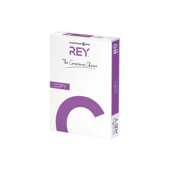Rey Multifunktionspapier Rey Copy DIN A4 80g/m² weiß 500 Bl./Pack.