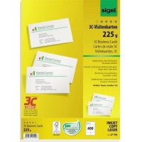 Sigel Visitenkarte SIGEL DIN A4 225g/m²...
