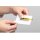 Durable Namensschild DURABLE CLICK FOLD 75 x 40 mm (B x H) inkl. blanko Einlagen Magnet transparent 10 St./Pack.