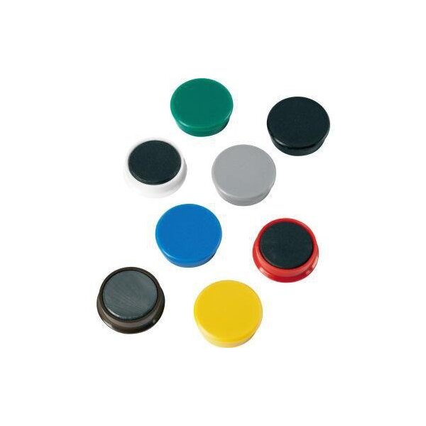 Alco Magnet ALCO 38 x 13,5 mm (D. x H) 38mm 2,5kg farbig sortiert 10 St./Pack.