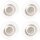 Nobo Magnet Nobo® 32mm 0,006kg Glas transparent 4 St./Pack.