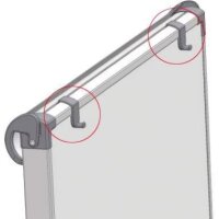Franken Flipchartblockhalter FRANKEN Franken Mobiles...