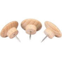Legamaster Pinnwandnadel Legamaster WOODEN 20 x 27 mm (D....