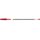Bic Kugelschreiber BIC® Cristal® Original 0,4mm rot nicht dokumentenecht Farbe des Schaftes: transparent 50 St./Pack.