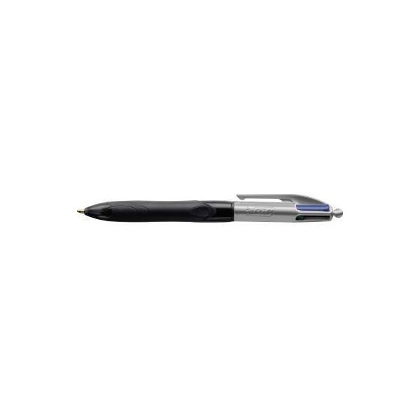 Bic Mehrfarbkugelschreiber BIC® 4 Colours® GRIP PRO 0,4mm rot blau grün schwarz Druckmechanik dokumentenecht