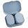 Koziol Lunchbox Koziol Pascal Mini 10,8 x 6 x 15,1 cm (B x H x L) 3-teiliges -Set Kunststoff blau