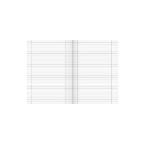 Brunnen Schulheft BRUNNEN DIN A4 liniert mit Rand innen/außen 27 16 Bl.