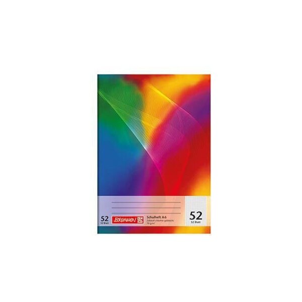 Brunnen Schulheft BRUNNEN DIN A6 kariert 52 32 Bl. BRUNNEN DIN A6 kariert 52 32 Bl.