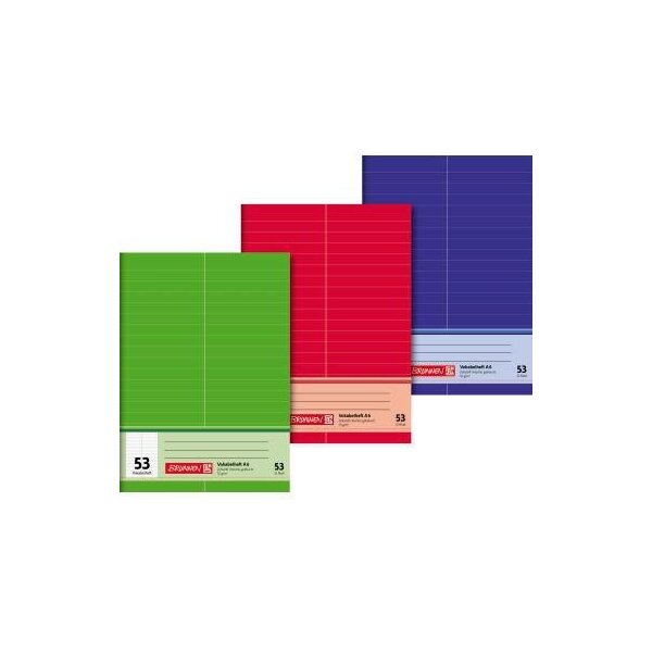 Brunnen Vokabelheft BRUNNEN DIN A6 liniert 70g/m² 32 Bl. BRUNNEN DIN A6 liniert 70g/m² 32 Bl.