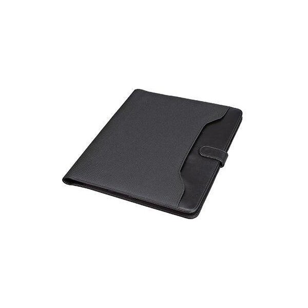 Alassio Schreibmappe Alassio® FANO 26 x 32,2 x 2 cm (B x H x T) Lederimitat/Nylon schwarz