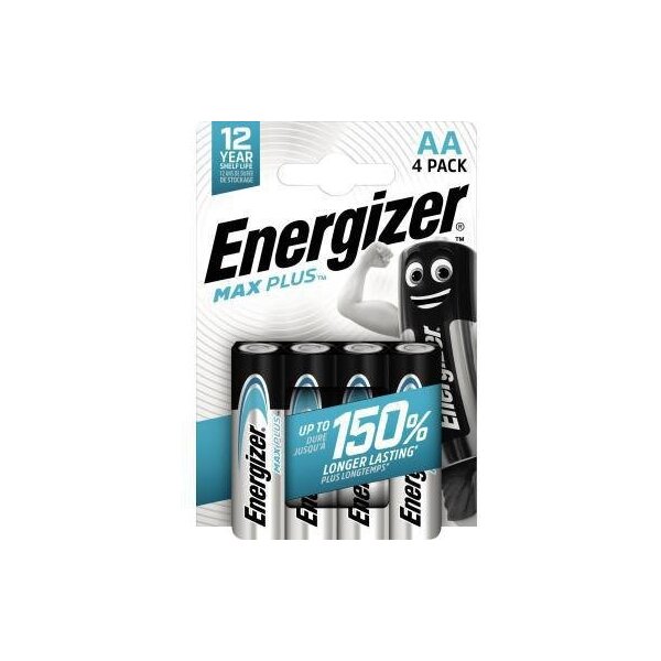 Energizer Batterie Energizer® Max PlusT AA/Mignon LR6 Alkaline 1,5V 4 St./Pack.