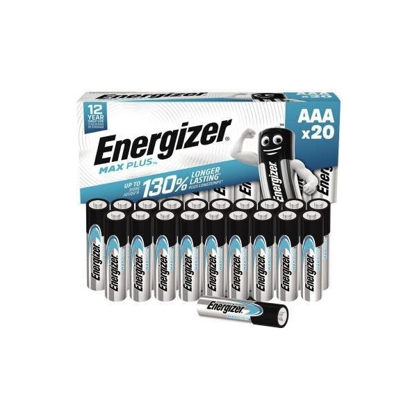 Energizer Batterie Energizer® Max PlusT AAA/Micro LR03 Alkaline 1,5V 20 St./Pack.