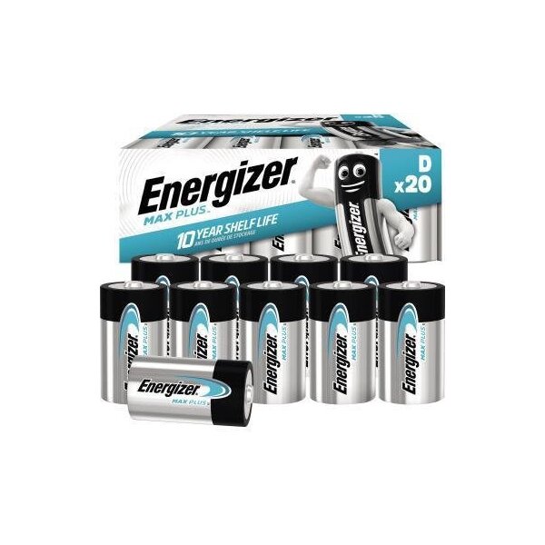 Energizer Batterie Energizer® Max PlusT D/Mono LR20 Alkaline 1,5V 20 St./Pack.