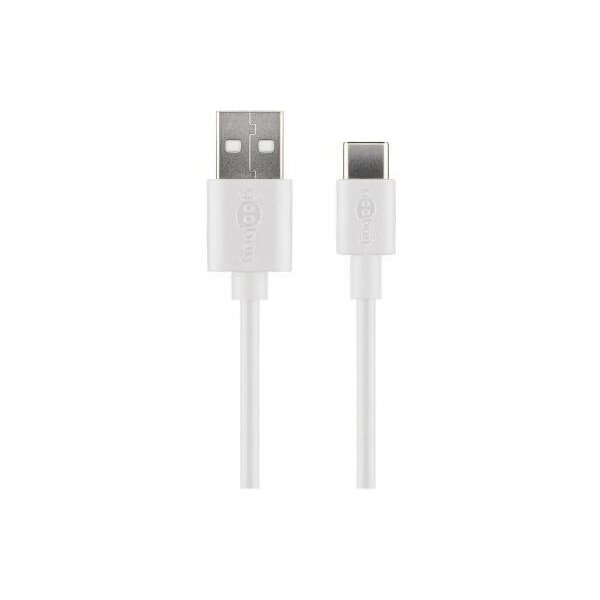 Goobay USB-Kabel Goobay® 1m weiß Goobay® 1m weiß