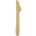 Papstar Messer PAPSTAR pure Einweg 16,5cm Holz braun 100 St./Pack.