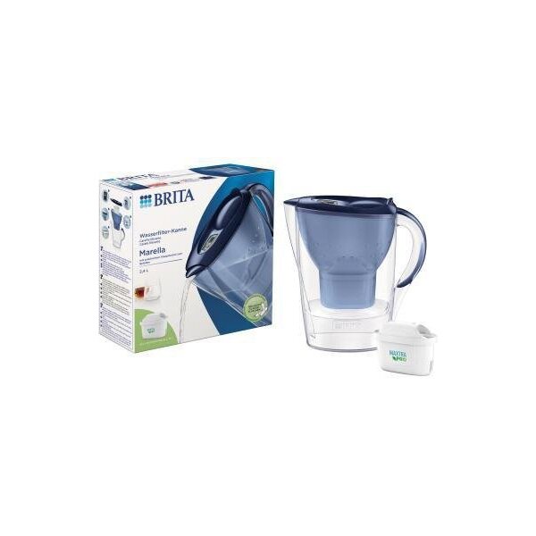 Brita Filterkaraffe BRITA Marella 2,4l Kunststoff blau BRITA Marella 2,4l Kunststoff blau