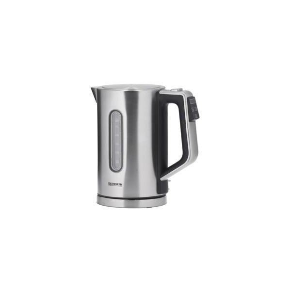 Severin Wasserkocher SEVERIN WK 3418 1,7l Edelstahl Edelstahl gebürstet/schwarz