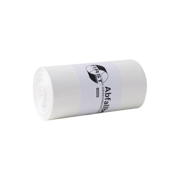 First Müllbeutel FIRST 63 x 85 cm (B x H) 12µm 70l Folie weiß 9 x 40 St./Pack.