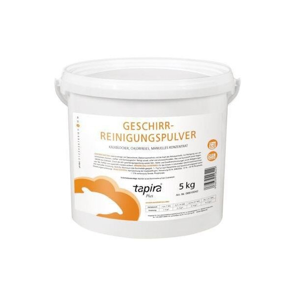 Tapira Spülmaschinenpulver tapira CF 5 kg/Pack. tapira CF 5 kg/Pack.