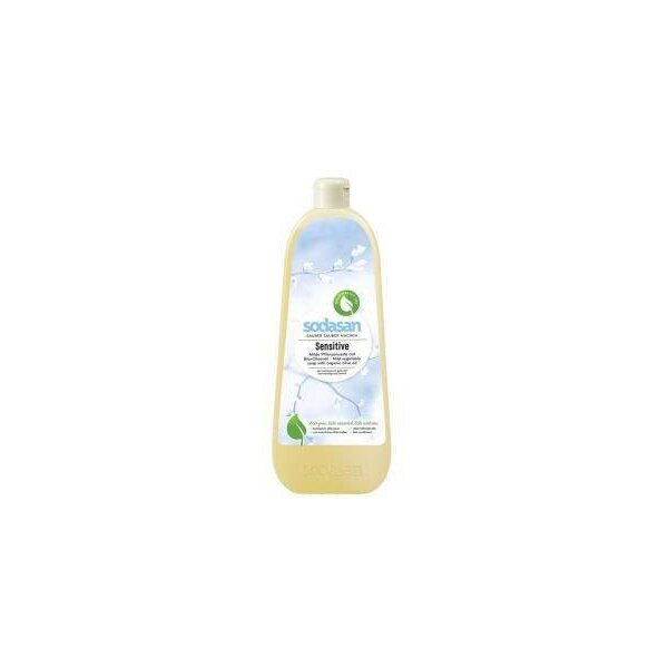 Sodasan Flüssigseife sodasan Sensitive neutral dermatologisch getestet pH-Wert: 9,14-10,2 Ausführung des Behälters: Flasche Material des Behälters: Polypropylen 1l