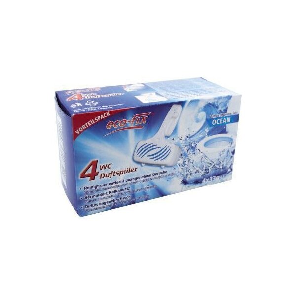 Eco-fix WC-Duftstein Eco-Fix Ocean 4 x 33 g/Pack. Eco-Fix Ocean 4 x 33 g/Pack.