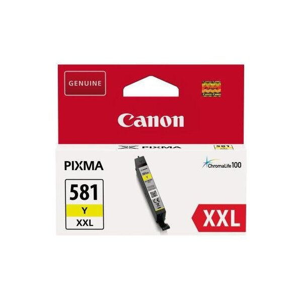 Canon Tintenpatrone Canon Originalzubehör CLI-581XXL Y ca. 825 Seiten gelb 11,7ml