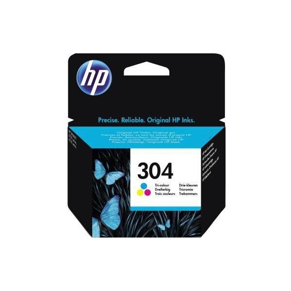 Hp Tintenpatrone HP Originalzubehör 304 ca. 100 Seiten mehrfarbig 2ml
