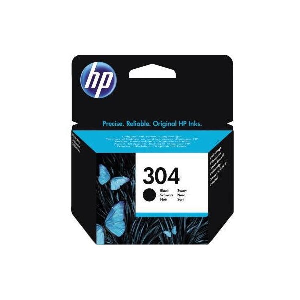 Hp Tintenpatrone HP Originalzubehör 304 ca. 120 Seiten schwarz 4ml