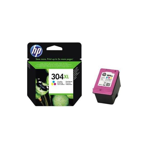Hp Tintenpatrone HP Originalzubehör 304XL ca. 300 Seiten mehrfarbig 7ml