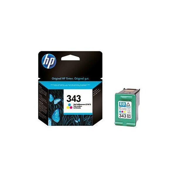 Hp Tintenpatrone HP Originalzubehör 343 ca. 330 Seiten mehrfarbig 7ml