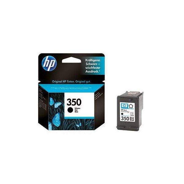 Hp Tintenpatrone HP Originalzubehör 350 ca. 200 Seiten schwarz 4,5ml